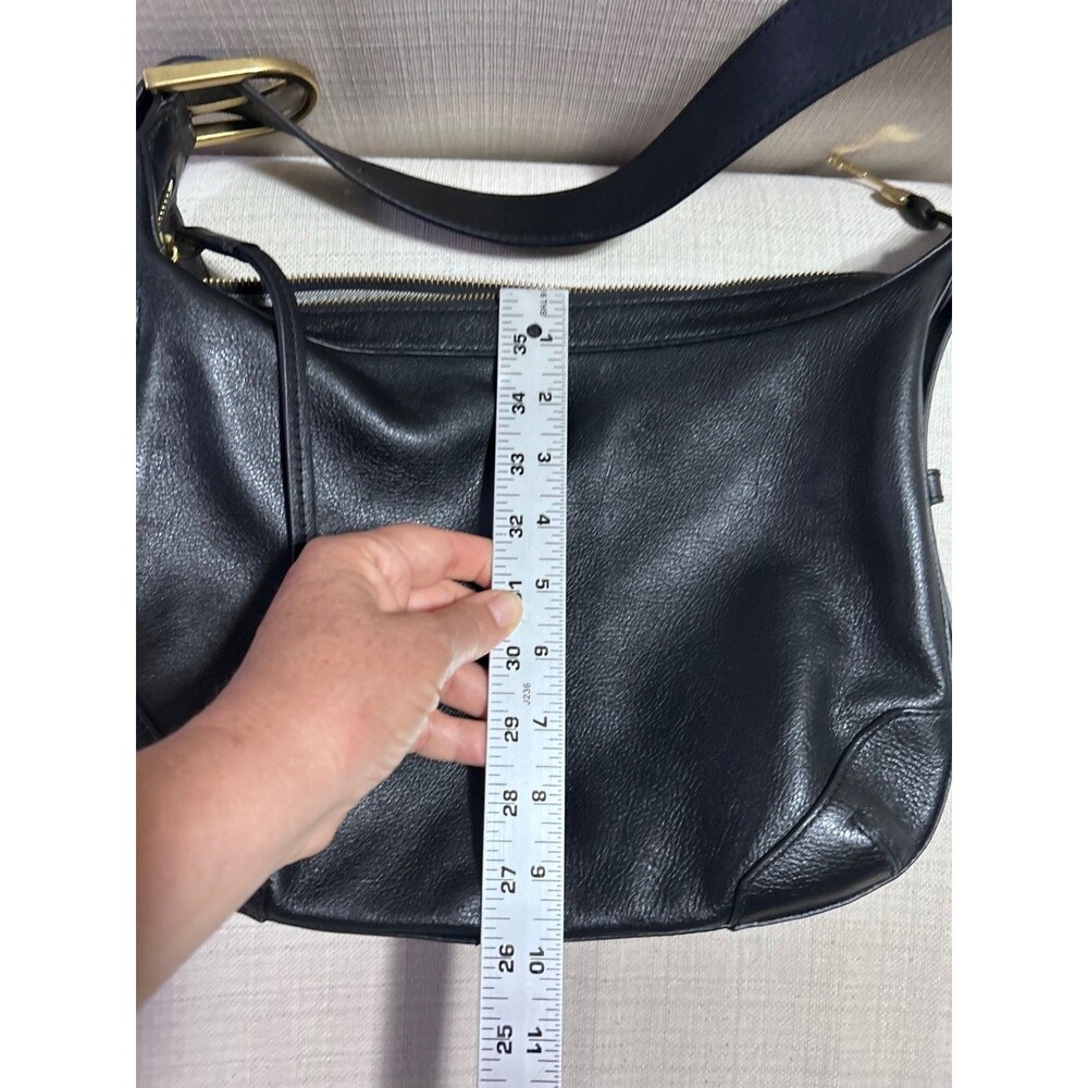Fossil Hannah Hobo Shoulder Bag Black Leather ZB7888 - Picture 10 of 12
